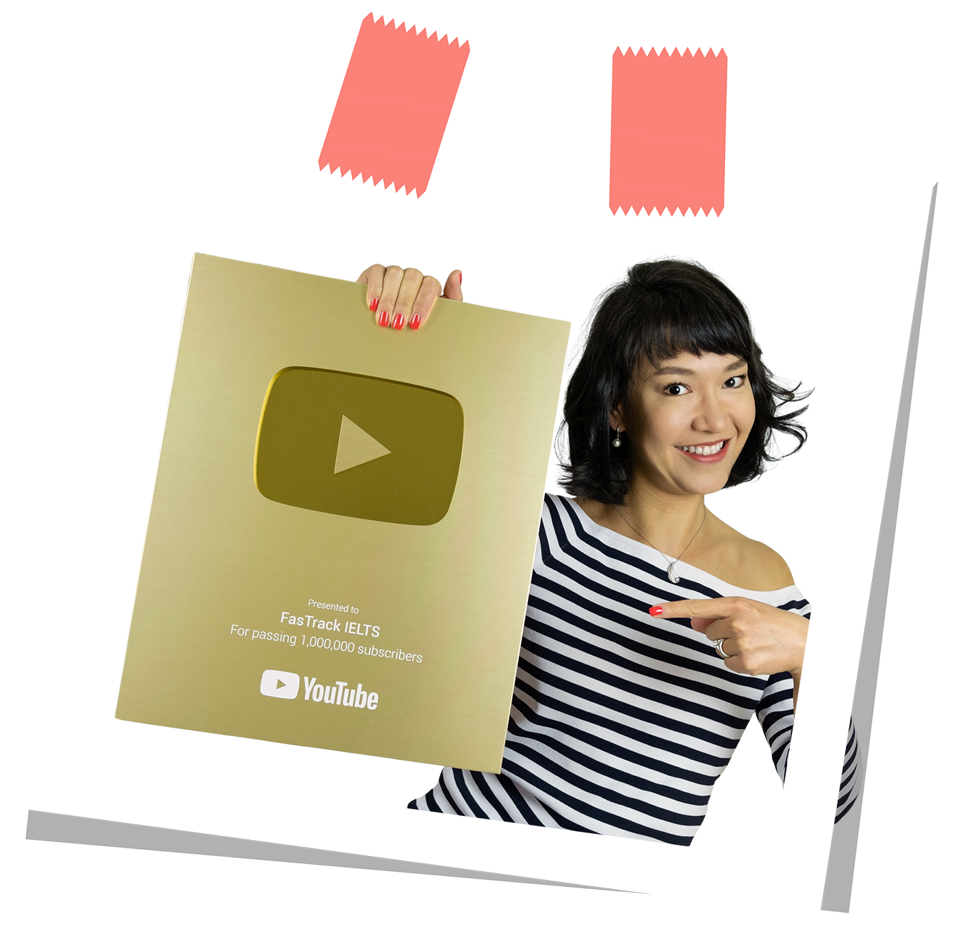 YouTube golden button for 1 million subscribers